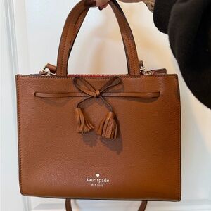 Kate Spade Tan Leather Satchel